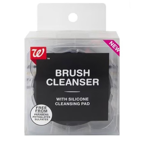 🆕 Solid Brush Cleanser with Silicone Cleansing Pad - Picture 1 of 7